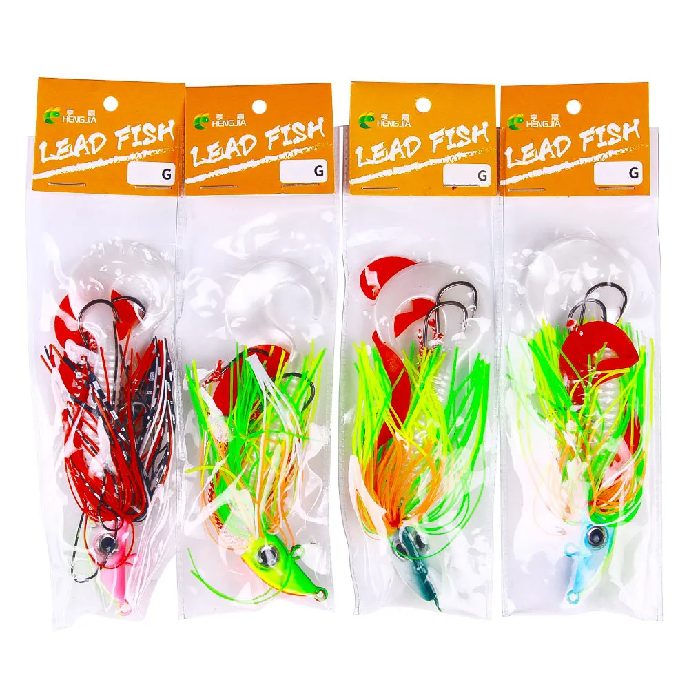 Señuelos de Pesca lenta en el Mar, Señuelos de agua salada, platija para Fluke Bass, pez negro, lubina, lubina - imagen 3