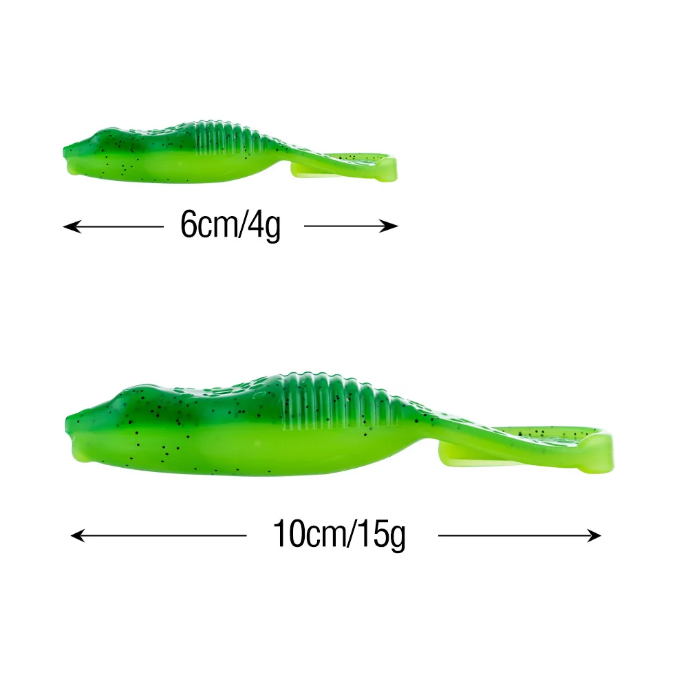 STBT 5 uds. Señuelos de pesca de fundición de gusano suave acción rodante de muerte 4g 15g cebo Artificial hundimiento Swimbait para pesca de trucha lubina - imagen 5
