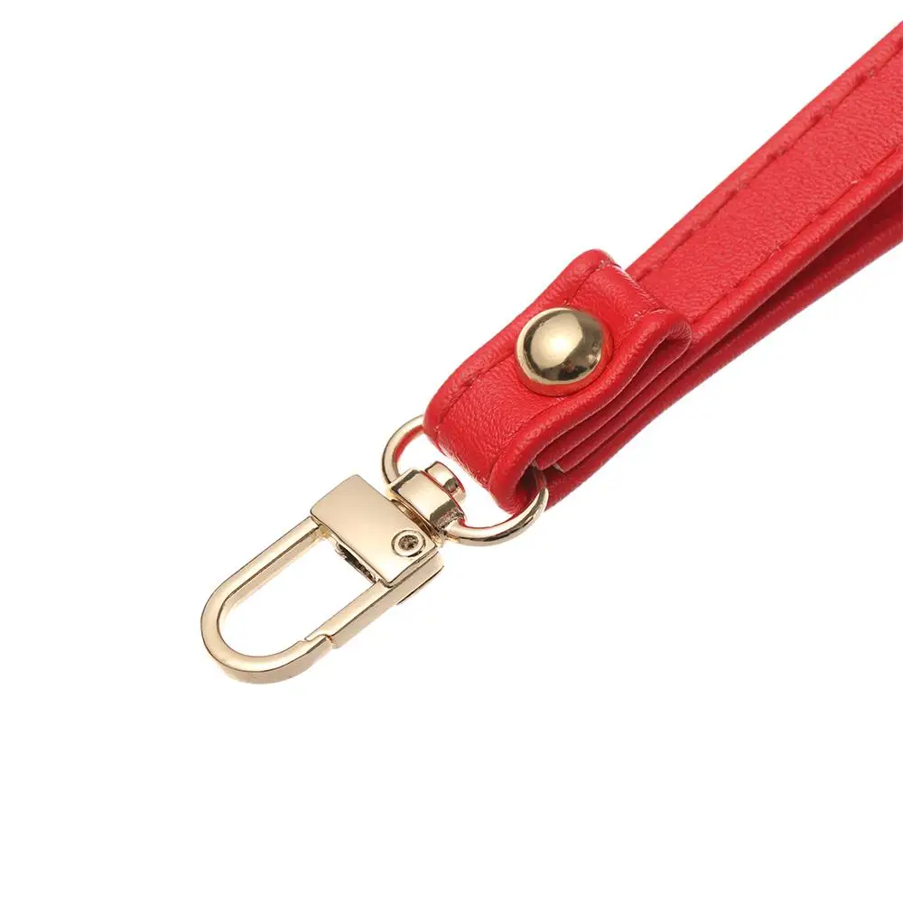 Bolso portátil de metal Correa para la muñeca Correas para bolso impermeables de cuero PU Correa para billetera Cinturón - imagen 3