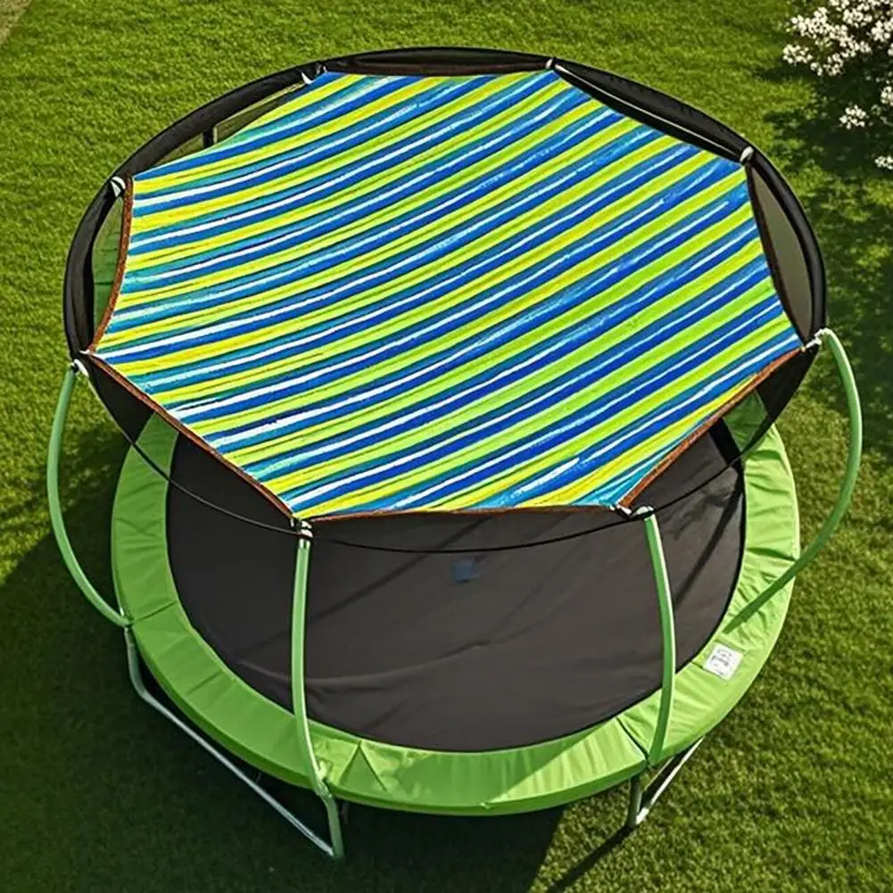 Cubierta impermeable para trampolín con protección solar y dosel - imagen 5