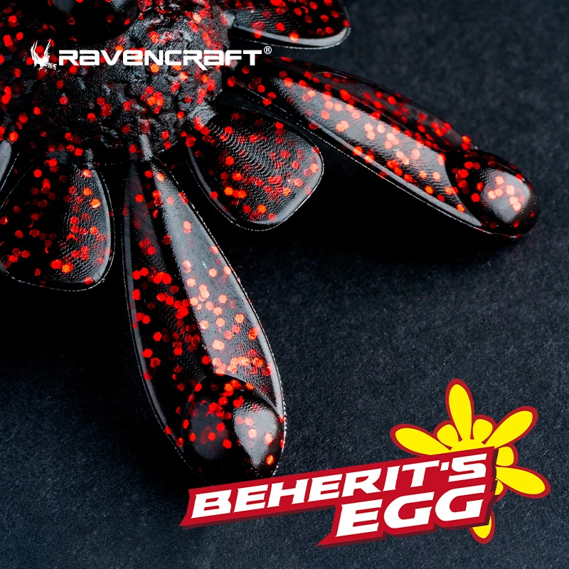 RAVENCRAFT-Cebo blando flotante BEHERIT'S EGG, 2,2 ", 3,3g, 6 piezas, contrapeso - imagen 4