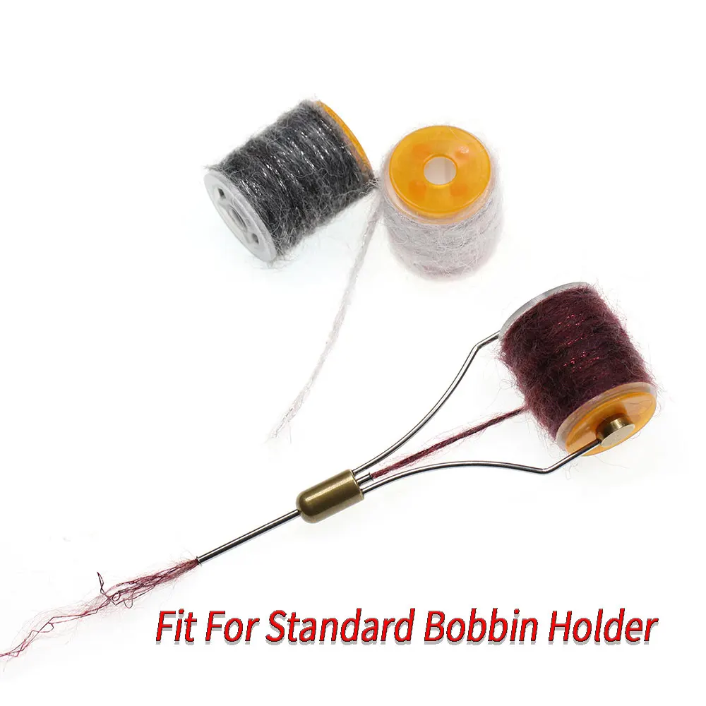 ICERIO, 6 colores, Material para atar moscas de pesca, hilo para insectos sucio, línea de cuerda para doblar moteado para atar camarones, ninfas, moscas Caddis - imagen 5