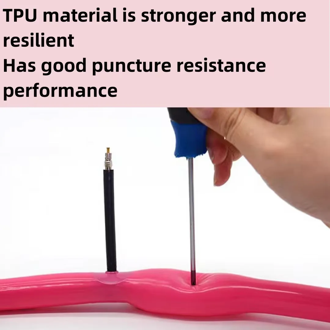 Tubo interior ultraligero para bicicleta de montaña y carretera, 24g, Tpu, resistente al desgaste, ligero y portátil, accesorios para boquilla de neumático de vacío - imagen 4