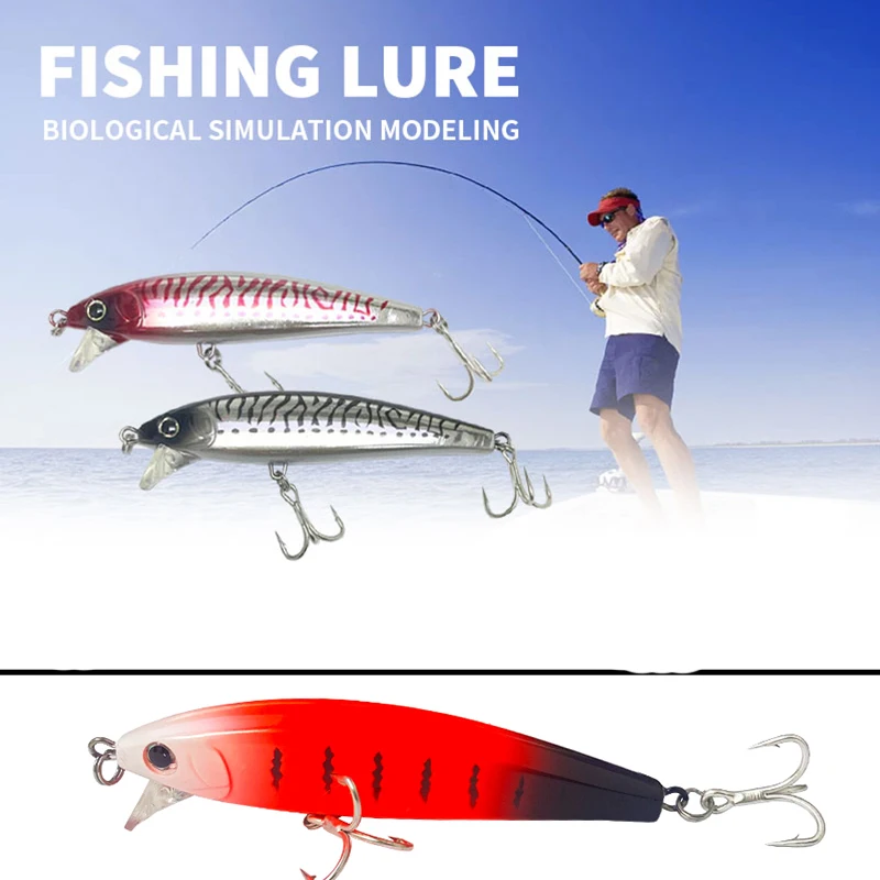 Lápiz que se hunde, 47G, 11CM, sistema de peso de señuelo de pesca, cebo de silicona, anzuelo triple, Swimbait Wobbler, aparejos Jerkbait, cebos artificiales - imagen 5