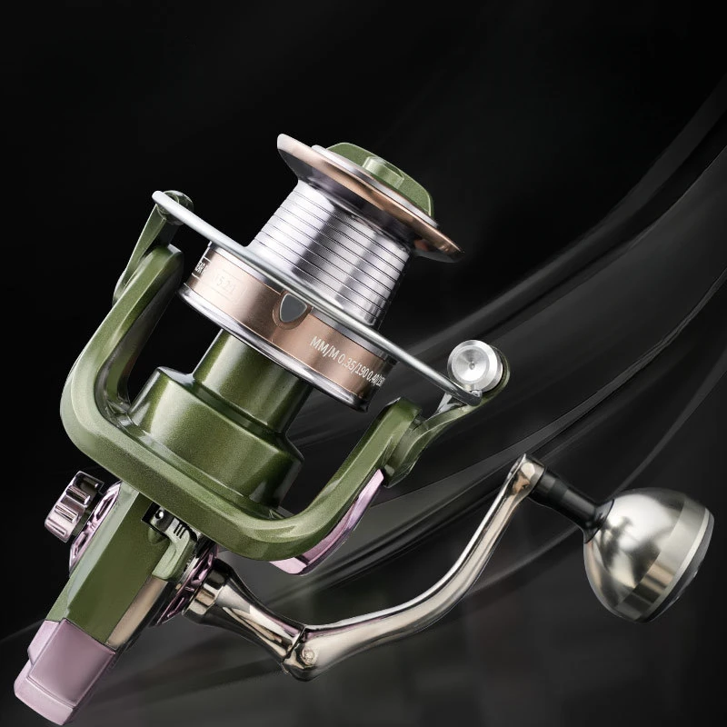 Carrete giratorio de tiro largo totalmente metálico, carretes de pesca para Surf serie 5000-8000, arrastre máximo de 15KG, carrete grande para baitcasting de agua salada - imagen 3