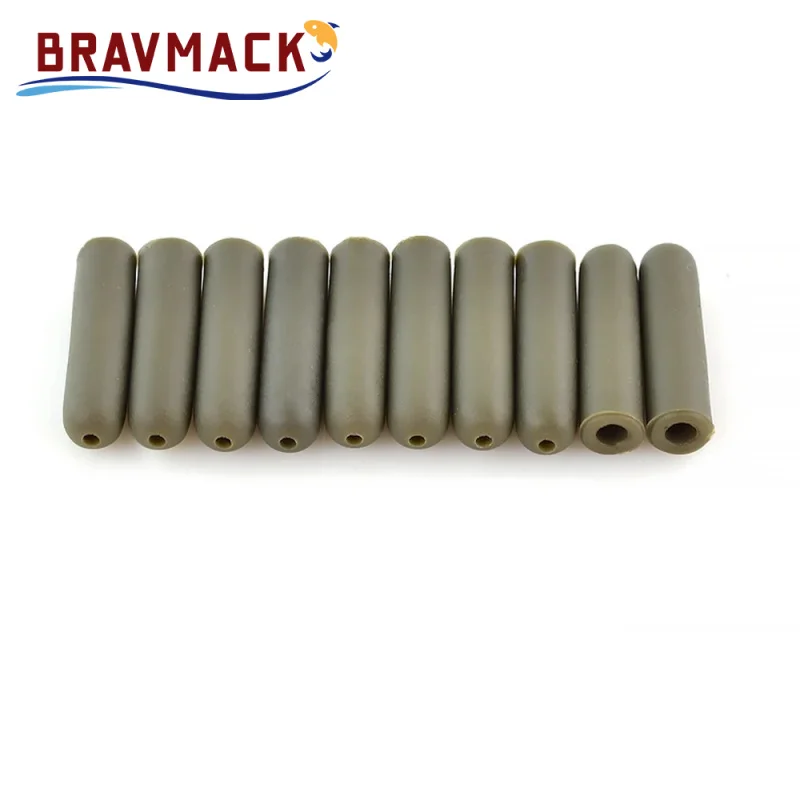 10pcs Karpervissen Zacht Rubber 12mm/25mm Buffer Kralen Helikopter Rigs Visterminal Visgerei Accessoires - imagen 4