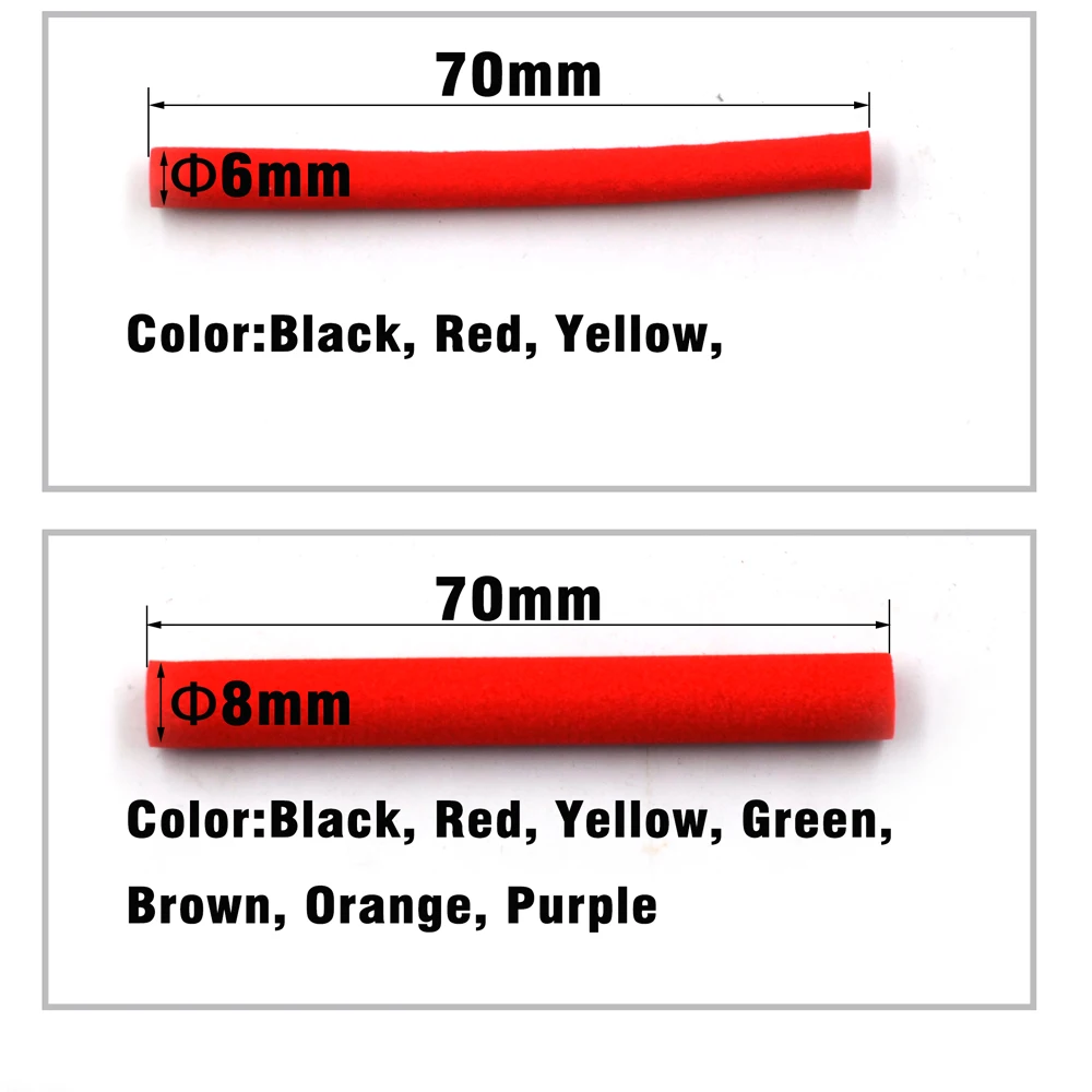 MNFT 5 uds palo de espuma aparejos de pesca accesorios y piezas de espuma pesca de carpa cilíndrica - imagen 4