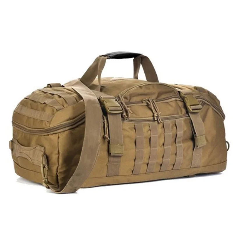 Mochila de escalada al aire libre para hombre, traje de pesca, bolsa de lona, viaje, Camping, senderismo, ciclismo, gimnasio, Fitness, bolso, mochilas escolares - imagen 4