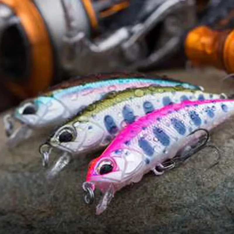 ALASICKAHot 38mm 3,2g Mini Señuelos de Pesca de pececillo hundido Jerkbaits Peche cebo Artificial Wobbler señuelo para pesca de carpa lubina y trucha - imagen 4