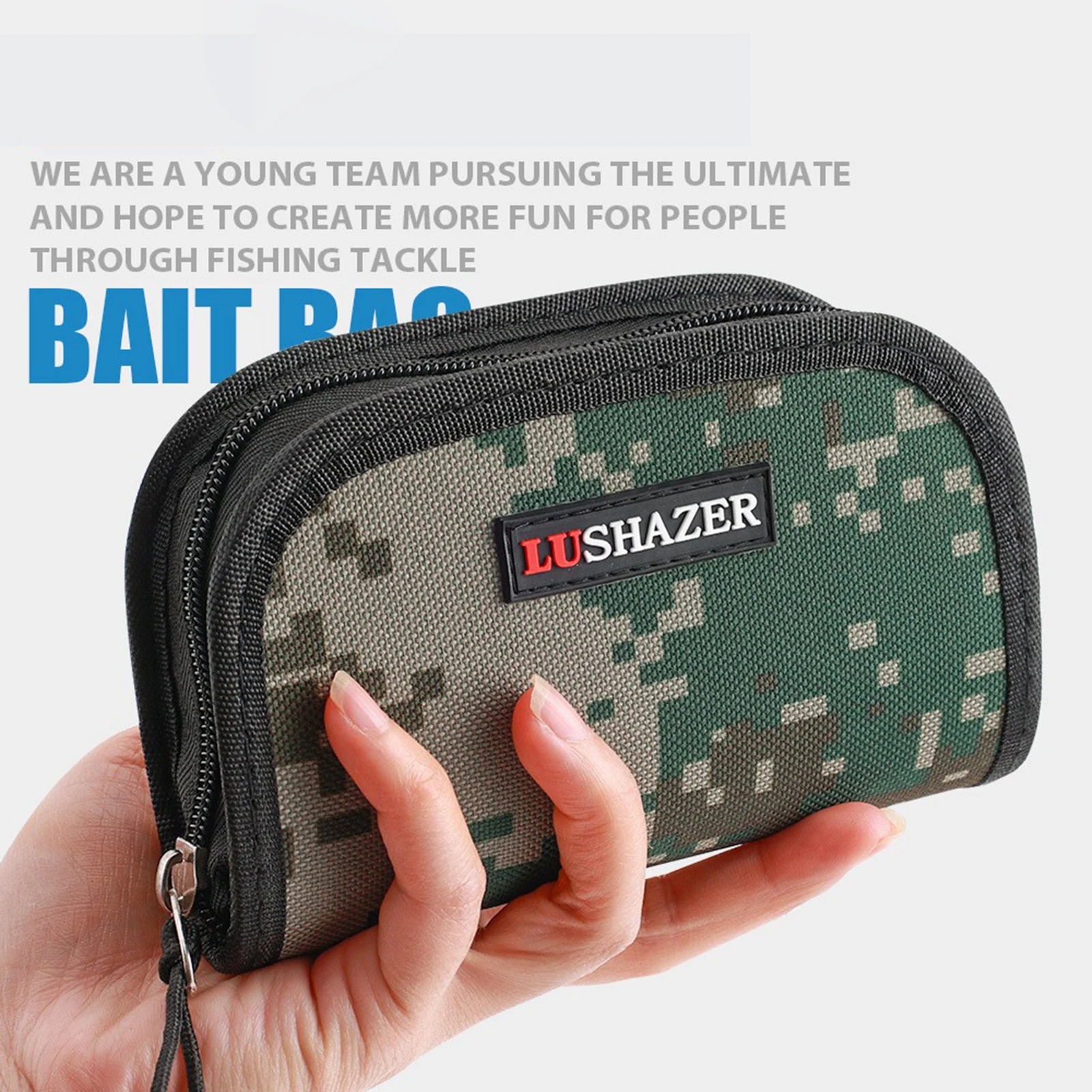 Bolsa de aparejos de pesca impermeable, bolsa protectora de señuelo de pesca EVA, caja de almacenamiento portátil para pesca al aire libre para carrete de anzuelo de cebo Luya - imagen 4