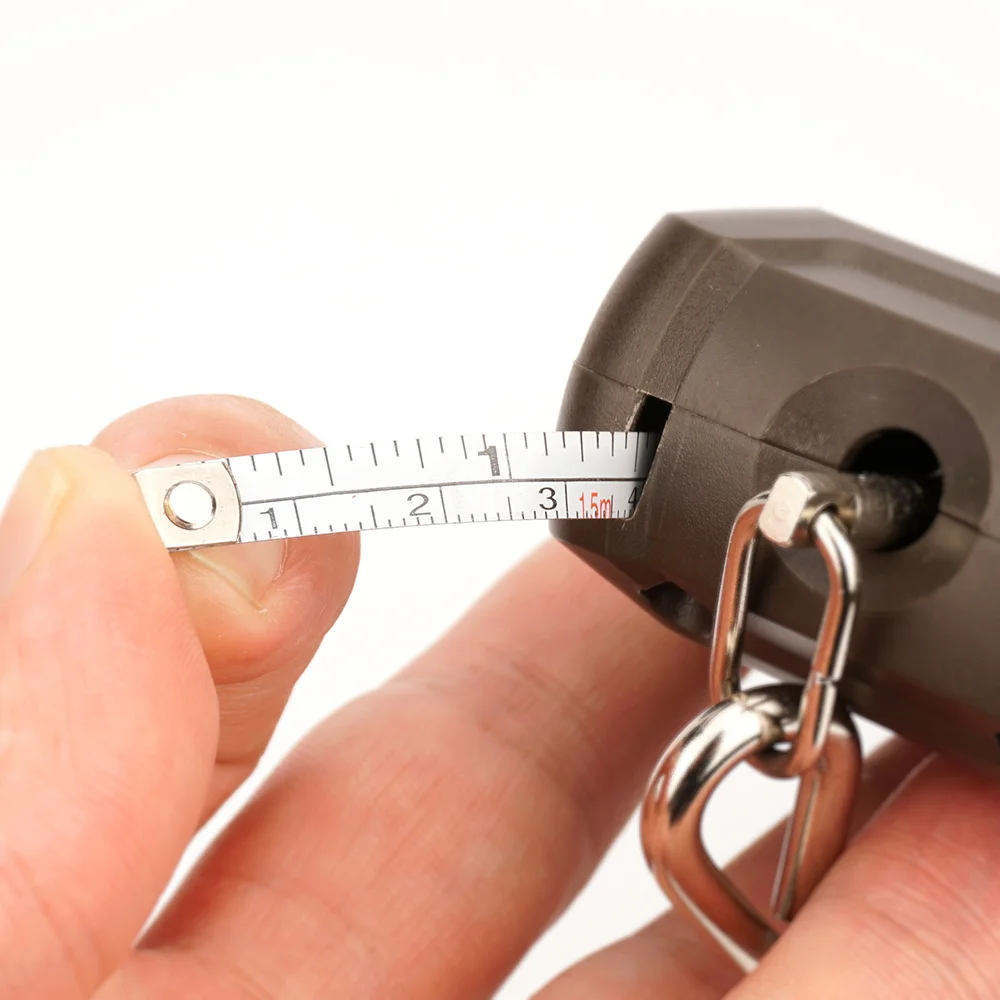 Hirisi-báscula de pesca con retroiluminación, pantalla LCD de 50kg, balanza electrónica con gancho Digital, herramienta de pesaje portátil - imagen 2