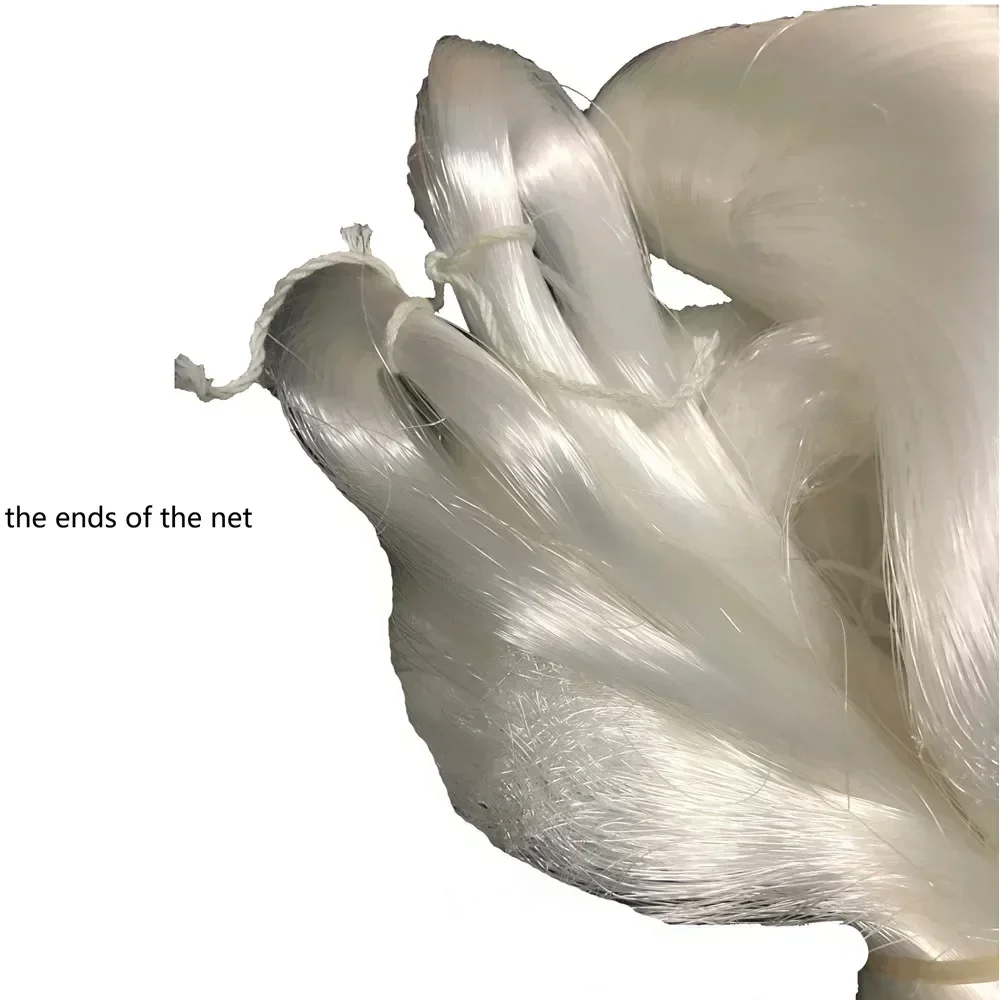 Red De Pesca De producto semiacabado De línea De 0,4mm, Red De nailon Monofilamento pequeña, Red De Pesca al aire libre, equipo De Pesca - imagen 3