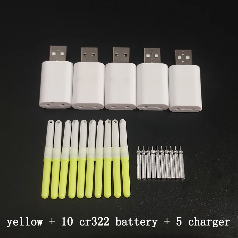 yellow and 5 charger