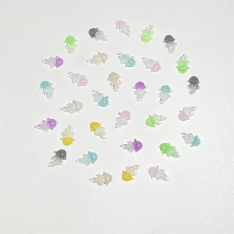 Pegatinas de medusas para manicura, 1/2/3 piezas, dos colores, impermeables y duraderas, diseño Smd, fáciles de llevar, exquisitas y bonitas - imagen 3