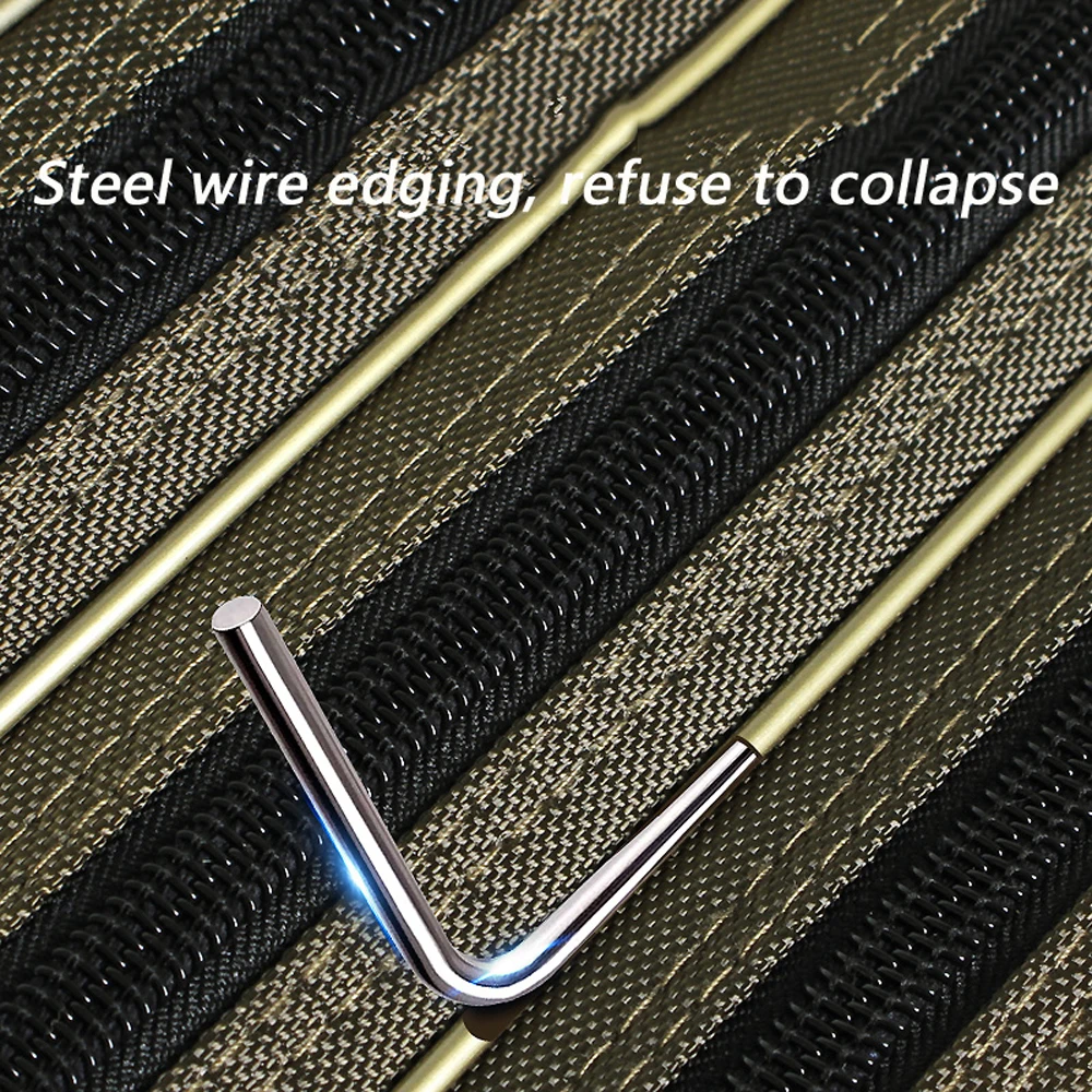 Bolsa de aparejos de caña de pescar de 2/3/4 capas, no plegable, 80/100/120/130CM, carrete de pescado multifuncional, herramientas de línea de señuelo, estuche de almacenamiento, equipo - imagen 4