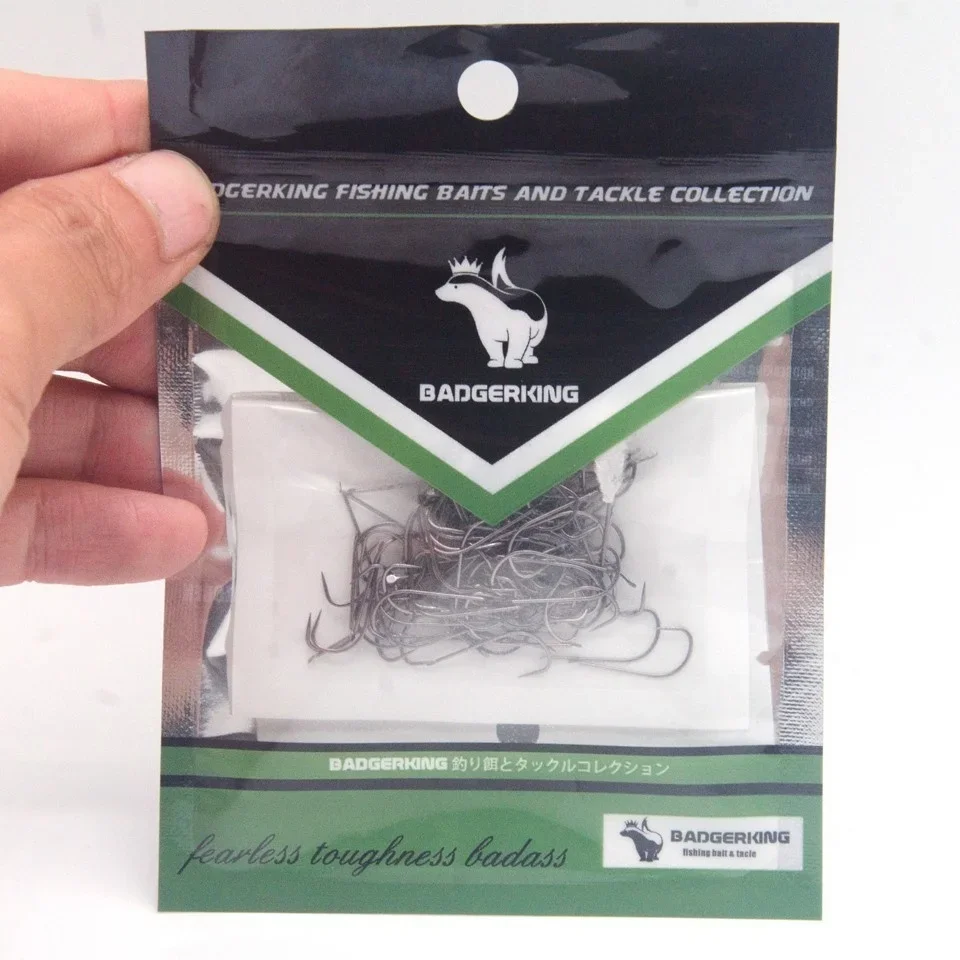 50 unids/lote pequeños anzuelos de pesca para panfish perca trucha sunfish bluegrill crucian púas y sin púas anzuelo para pescar - imagen 3