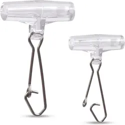Deslizadores de plomada con broche doble bloqueo para surfcasting