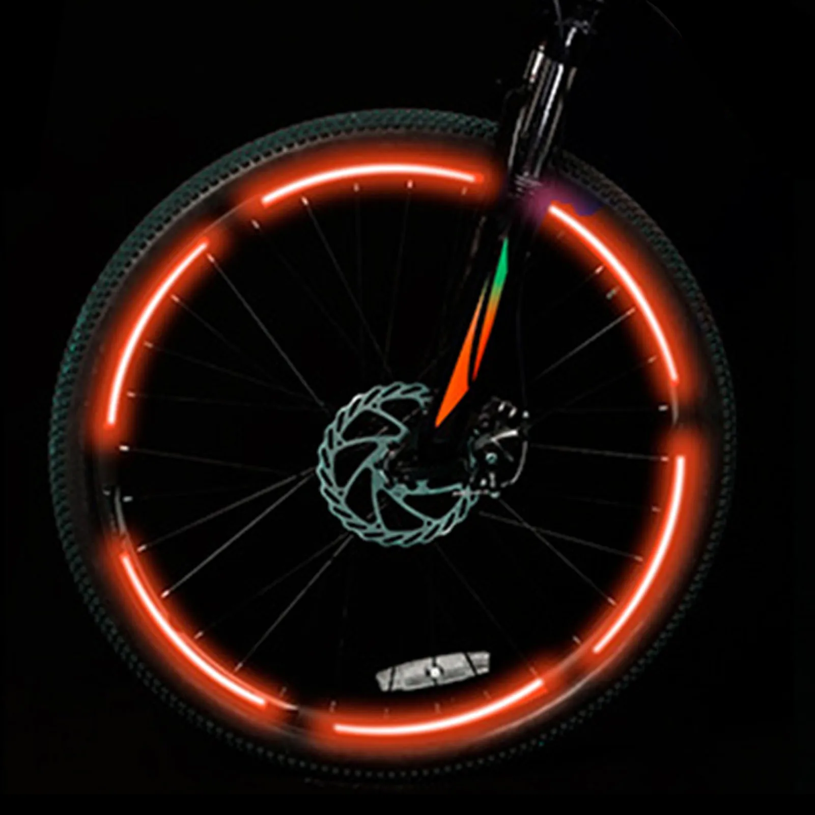 Pegatinas universales para ciclismo, pegatinas reflectantes para conducción nocturna, pegatinas para modificación de bicicleta eléctrica y motocicleta