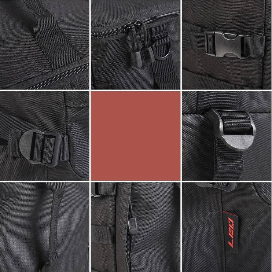 Mochila de pesca multifuncional para hombre, bolso de hombro tipo Bombonera Oxford impermeable, mochila portátil para almacenamiento de caña de pescar al aire libre, aparejos - imagen 2