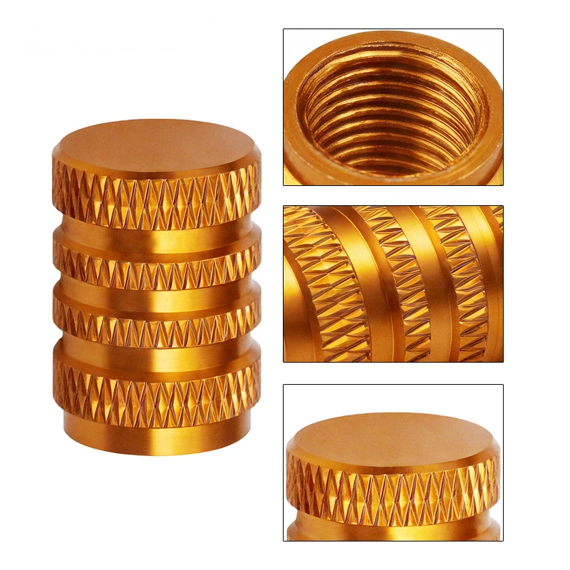 12 Uds tapa de válvula de neumático de automóvil tapa de válvula personalizada de Metal aleación de aluminio cubierta de núcleo de válvula a prueba de explosiones Universal ciclismo - imagen 4