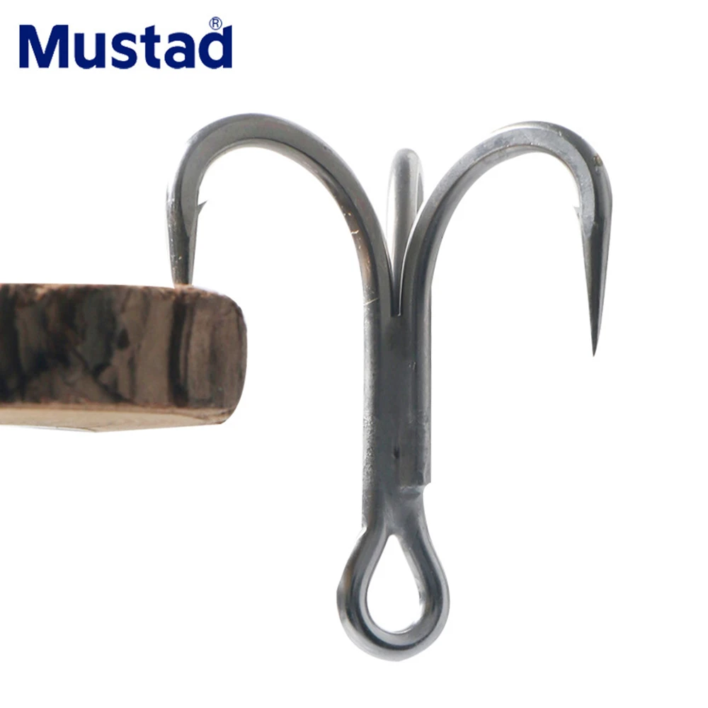 Mustad-anzuelo triple de pesca en el mar, tecnología 4,3 UltraPoint, JAW LOK 3X 4X 5X, fuerte, 8 #-5/0, JL73NP,JL74NP,JL75NP, Original - imagen 4