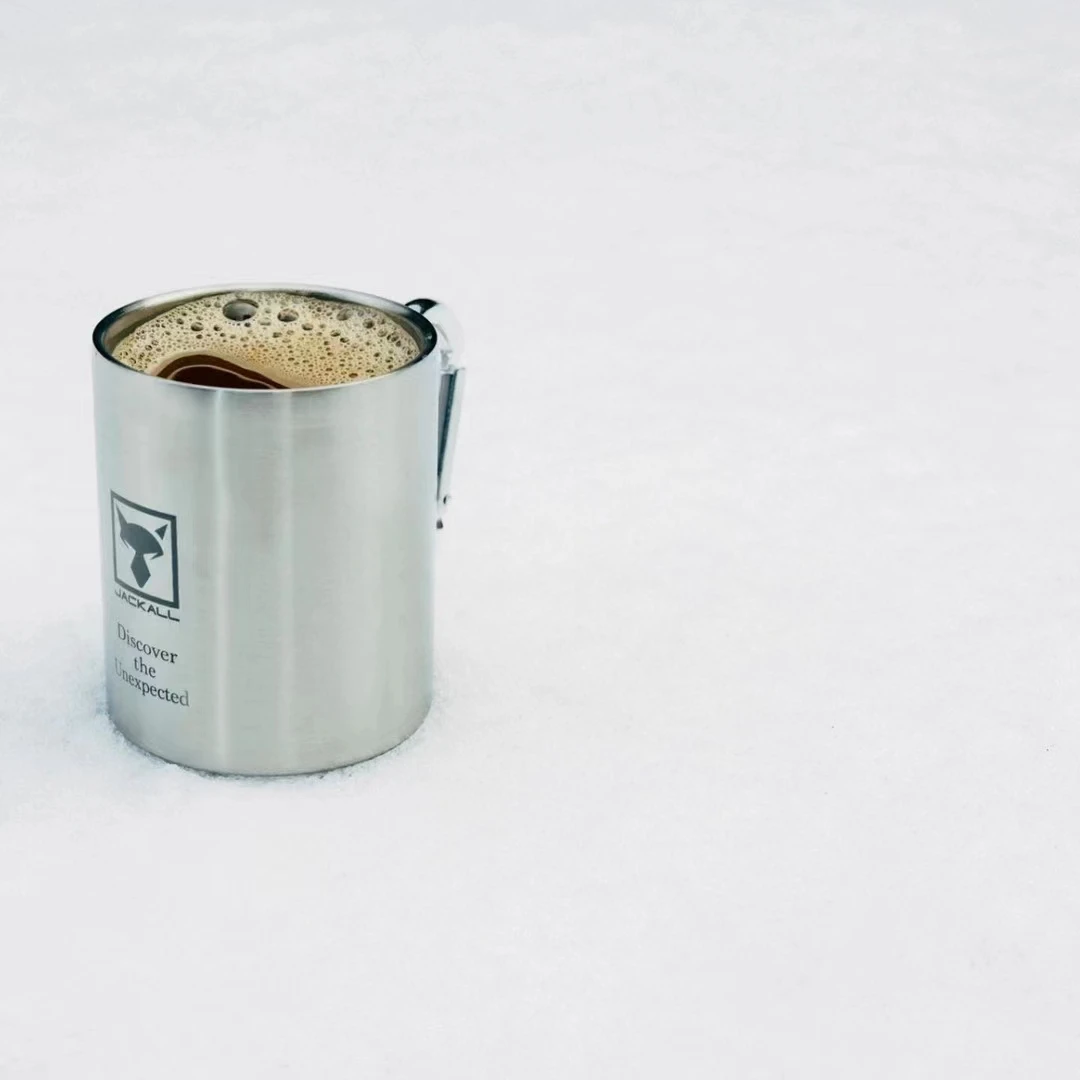 Taza de café conmemorativa japonesa JACKALL, taza portátil al aire libre, taza inoxidable KEEPCAST, 23 - imagen 3