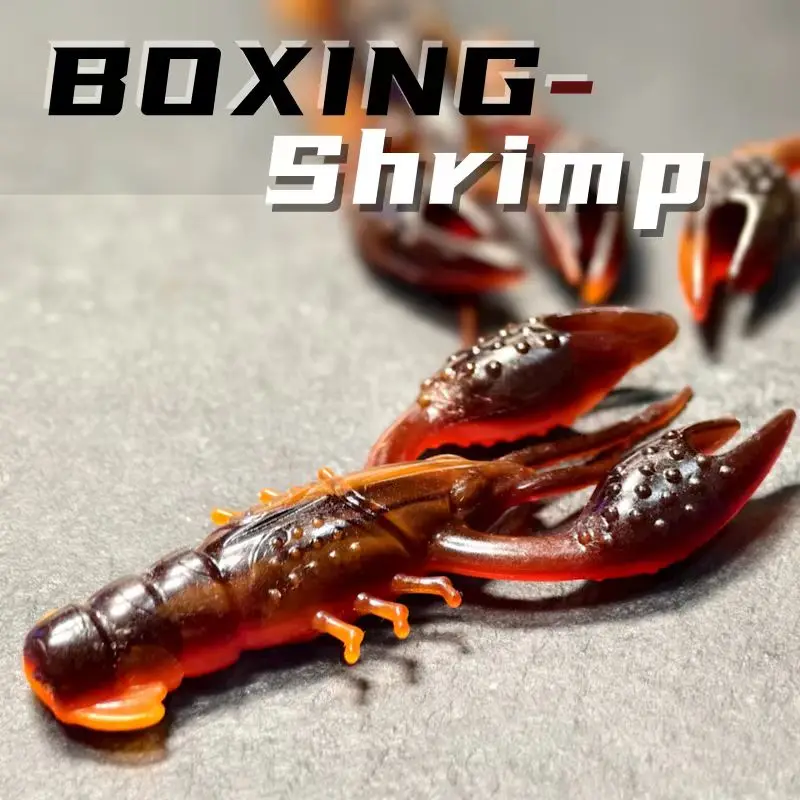 HAIMALUO-señuelo suave TPE para langosta, 65mm, 3,6g, martillo, cebo para camarones, cangrejos, gusanos, sábalo, langosta, Señuelos de Pesca - imagen 2