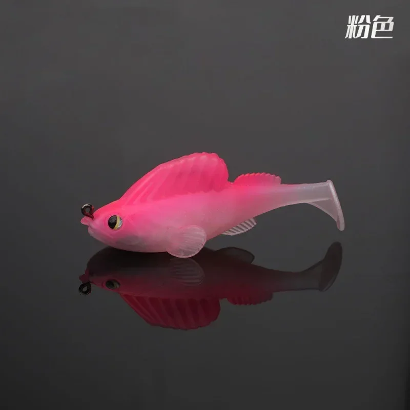 Paquete de peces saltadores Leadfish, señuelo suave, cebo anticolgante, pez mandarín, lubina negra deformada, Boca de agua dulce, Mar - imagen 5