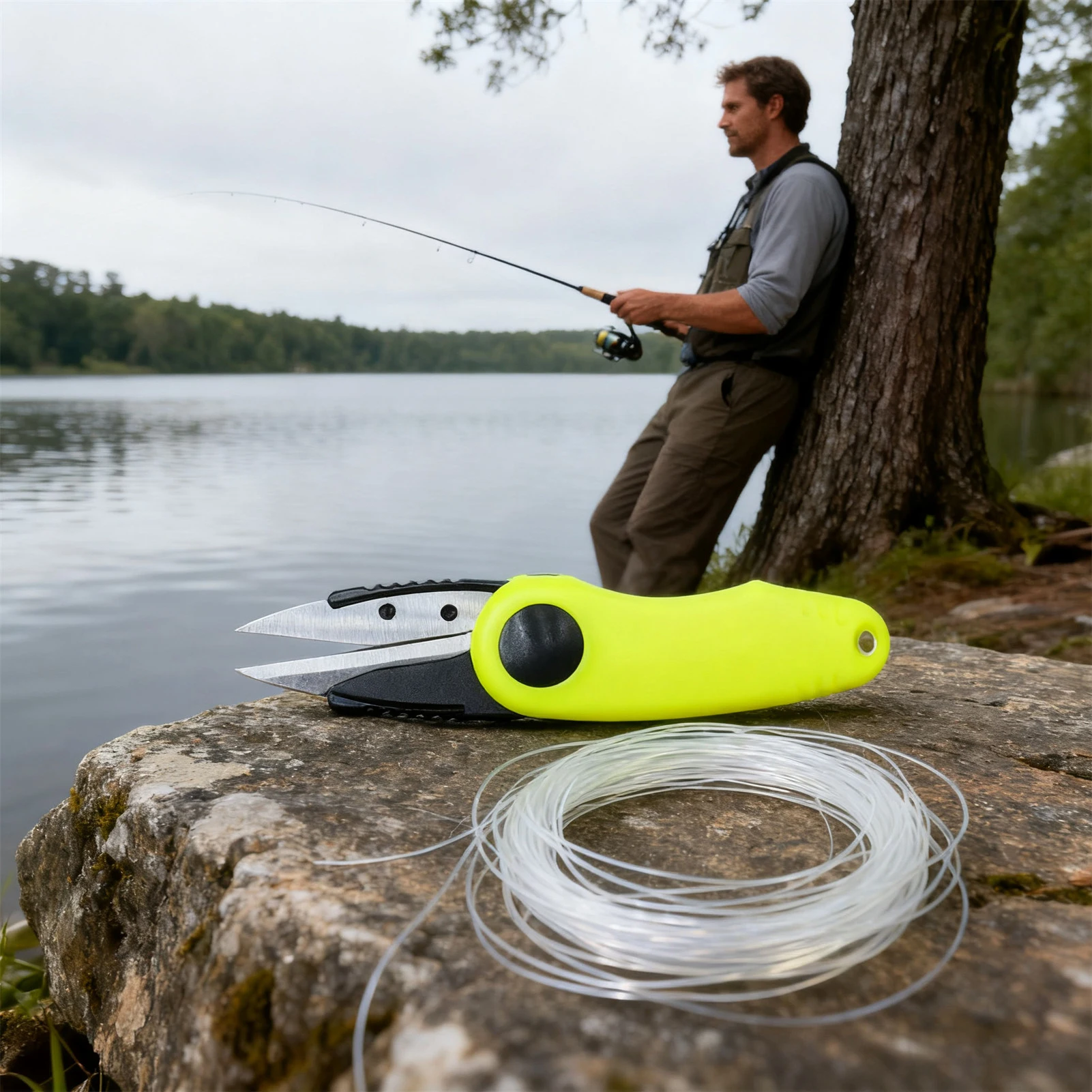 Mini tijeras de pesca portátiles de acero inoxidable, tijeras a prueba de óxido, tijeras de hilo de pescar plegables, accesorios de pesca prácticos - imagen 2