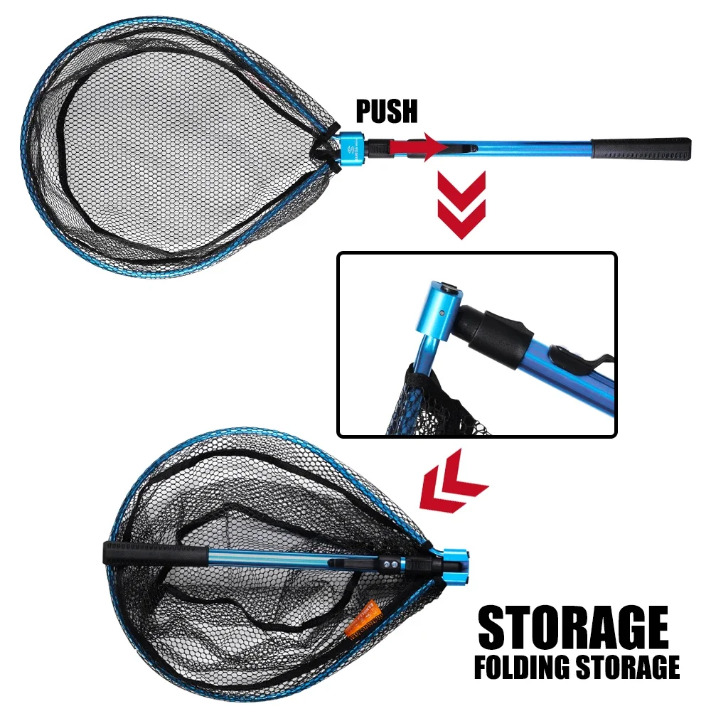 Salabardo plegable ultraligero Samolla – Ideal para pesca con mosca - imagen 3