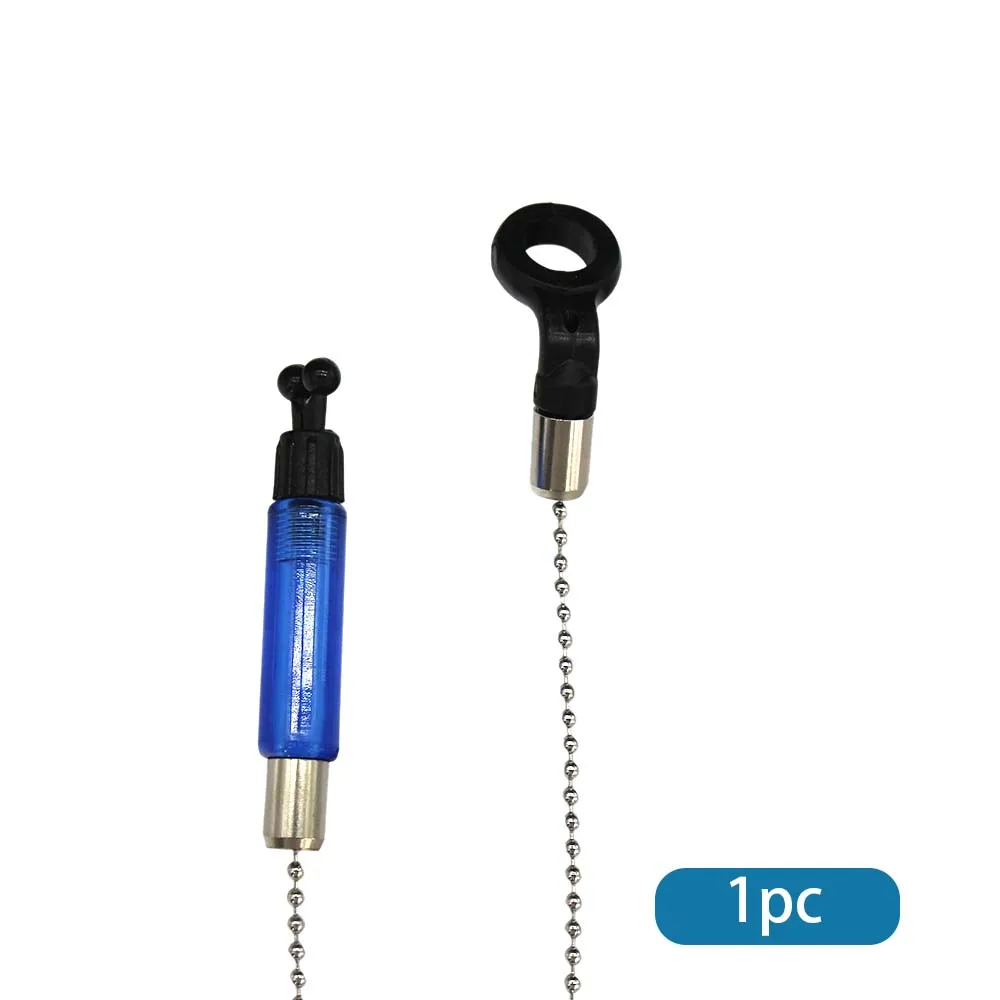 JSFUN alarmas de mordedura perchas de pesca de carpa bobinas intercambiadores indicadores alarma de pesca Swinger cadena de acero alarma de mordedura herramientas de pesca - imagen 4