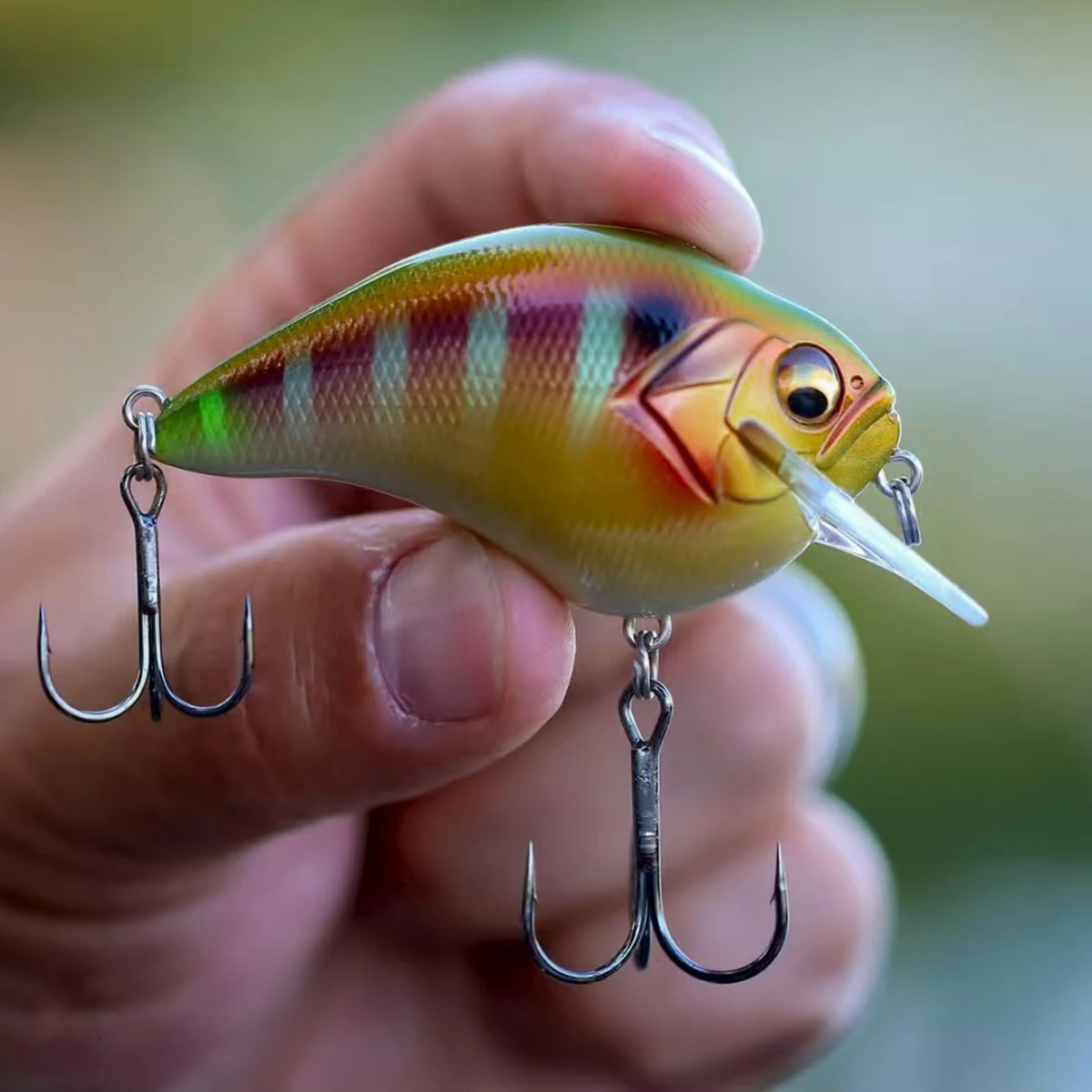 Señuelos de Pesca Crankbait, Wobblers de 7,5 cm/15g, ojos 3D flotantes, cebo duro de plástico Artificial para lubina, aparejos de Pesca de Lucio, 1 ud. - imagen 4