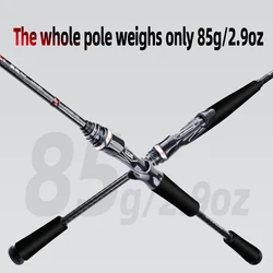 FISHINGFANS Fazlite T1100S caña carbono súper ligera lubina carpa