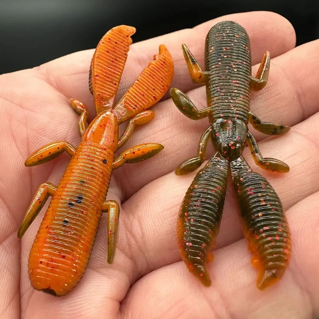 YAMAMOTO nueva cubierta CRAM 2,5 pulgadas tipo camarón Texas JIG Trailing Bass pez mandarín señuelo cebo suave - imagen 3