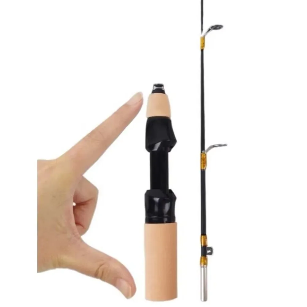Combo de caña de pescar de tamaño Mini, accesorios de señuelo de carrete pequeño, señuelo Artificial, diseño ultraligero, conjunto combinado de pesca de agua dulce - imagen 3