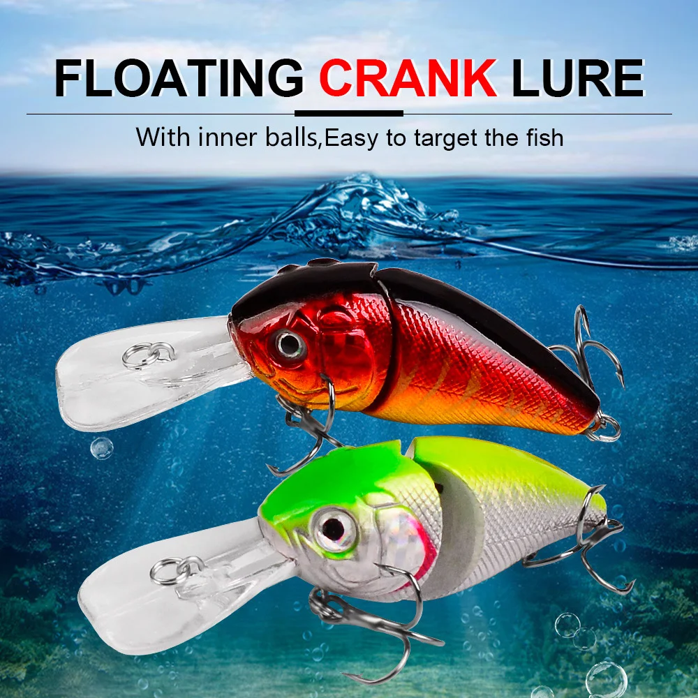Crankbait Wobblers 8,5 cm 14,5g – Señuelo flotante minnow para lubina y carpa - imagen 5