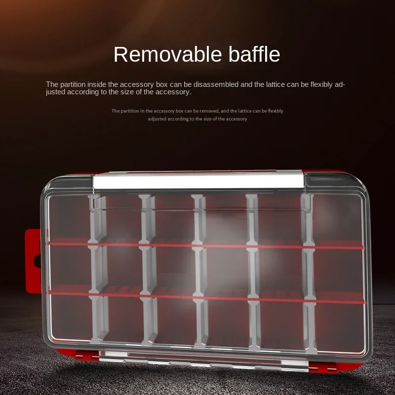 Mismo que MEIHO, accesorios de pesca, anzuelo de pesca impermeable de doble cara, caja de aparejos de pesca, caja de almacenamiento de cebo, caja de plástico - imagen 5