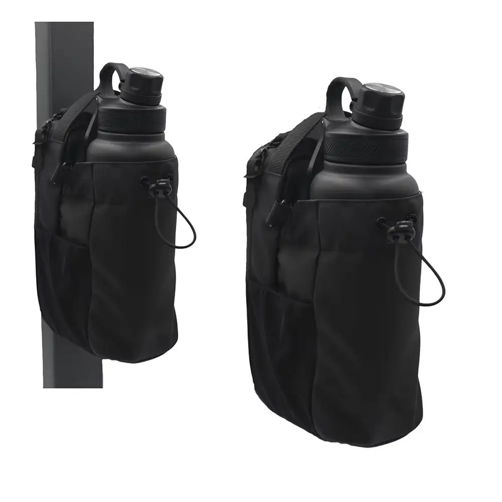 Bolsa bandolera para botella de agua magnética, bolsa ajustable multicapa para botella de gimnasio con correa para el hombro, bolsa deportiva cruzada impermeable - imagen 5