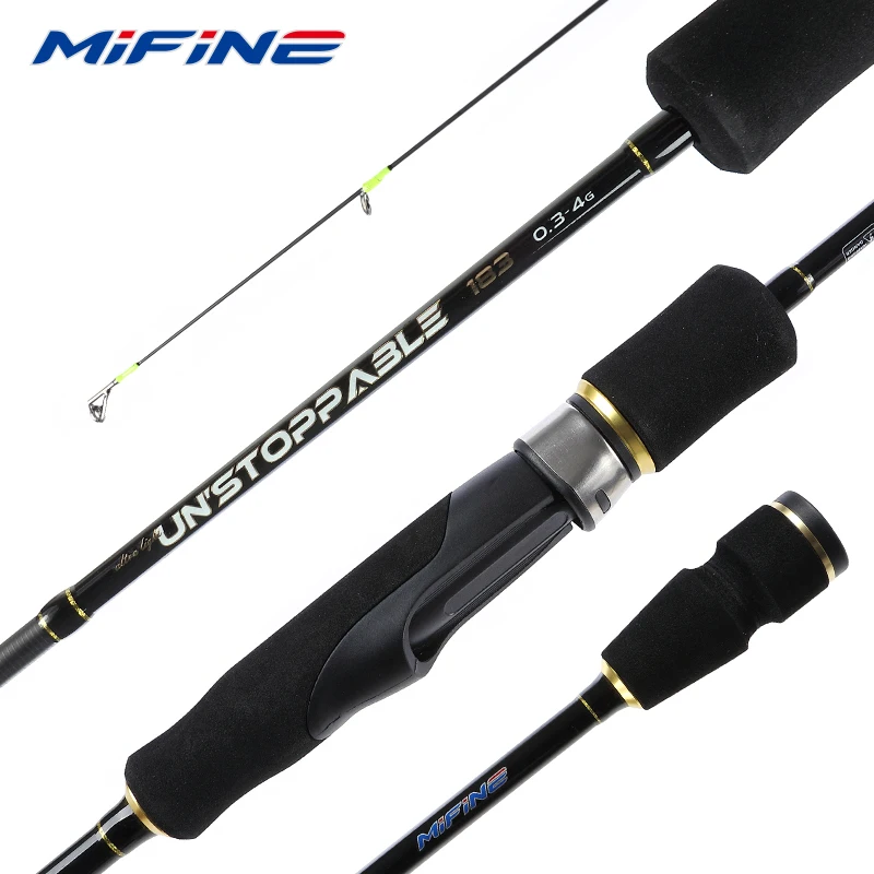 MIFINE UNSTOPPABLE SPIN 30T caña de pescar ultraligera giratoria de carbono pesas de señuelo 0,3-4g/0,6-6g/0,7-8g UL Power 1,83 M/1,98 M/2,13 M - imagen 2