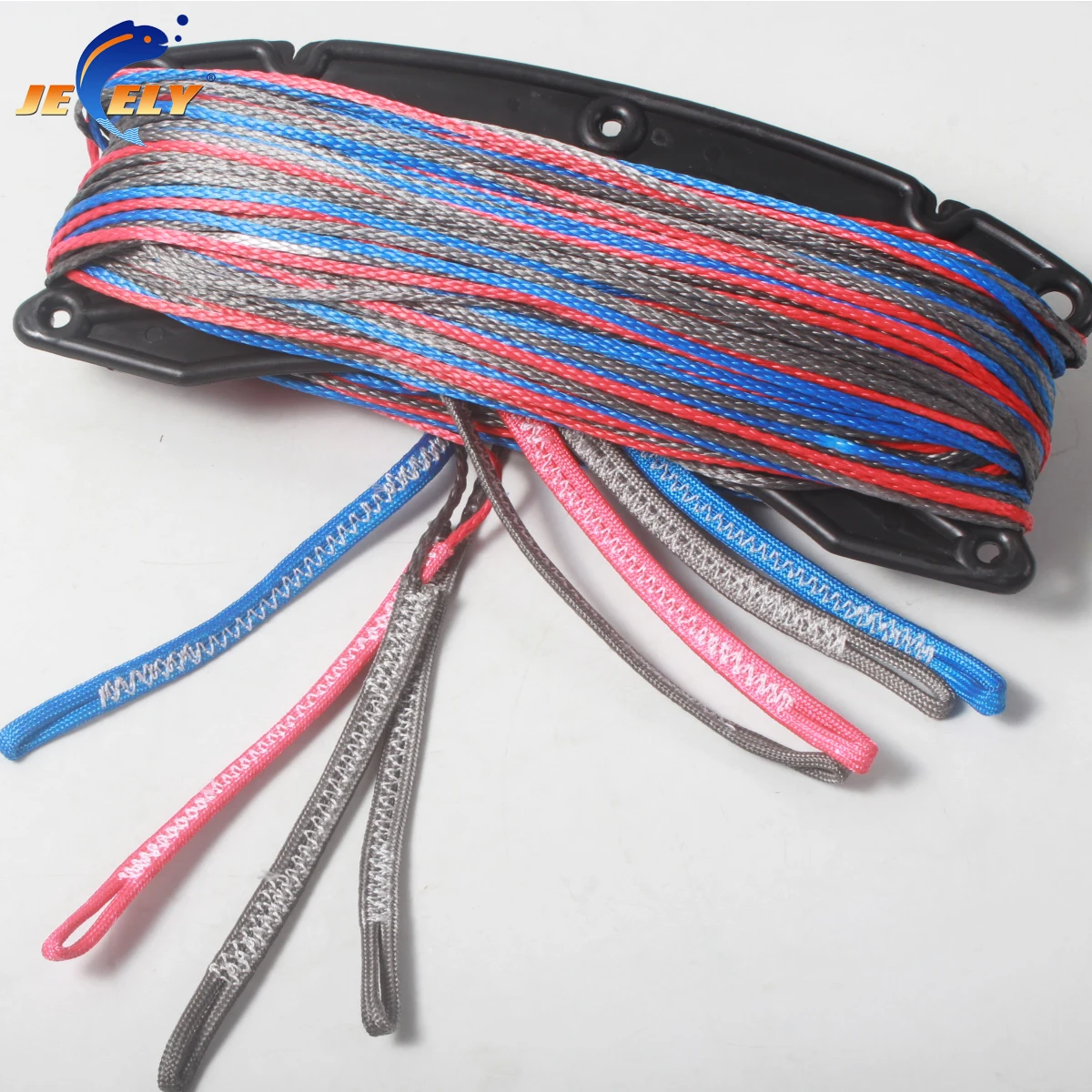 UHMWPE fiber 4 line x 25m kitesurf Line Set(1 red in 400kg,1 blue in 400kg,2 grey in 400kg) - imagen 2