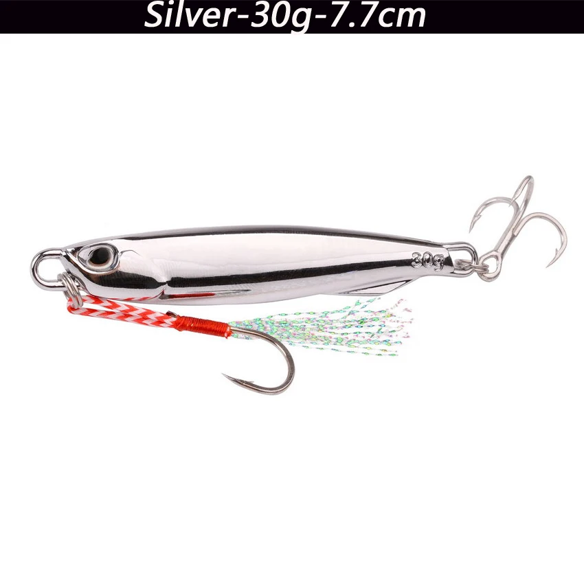 30g-Silver-2 hooks