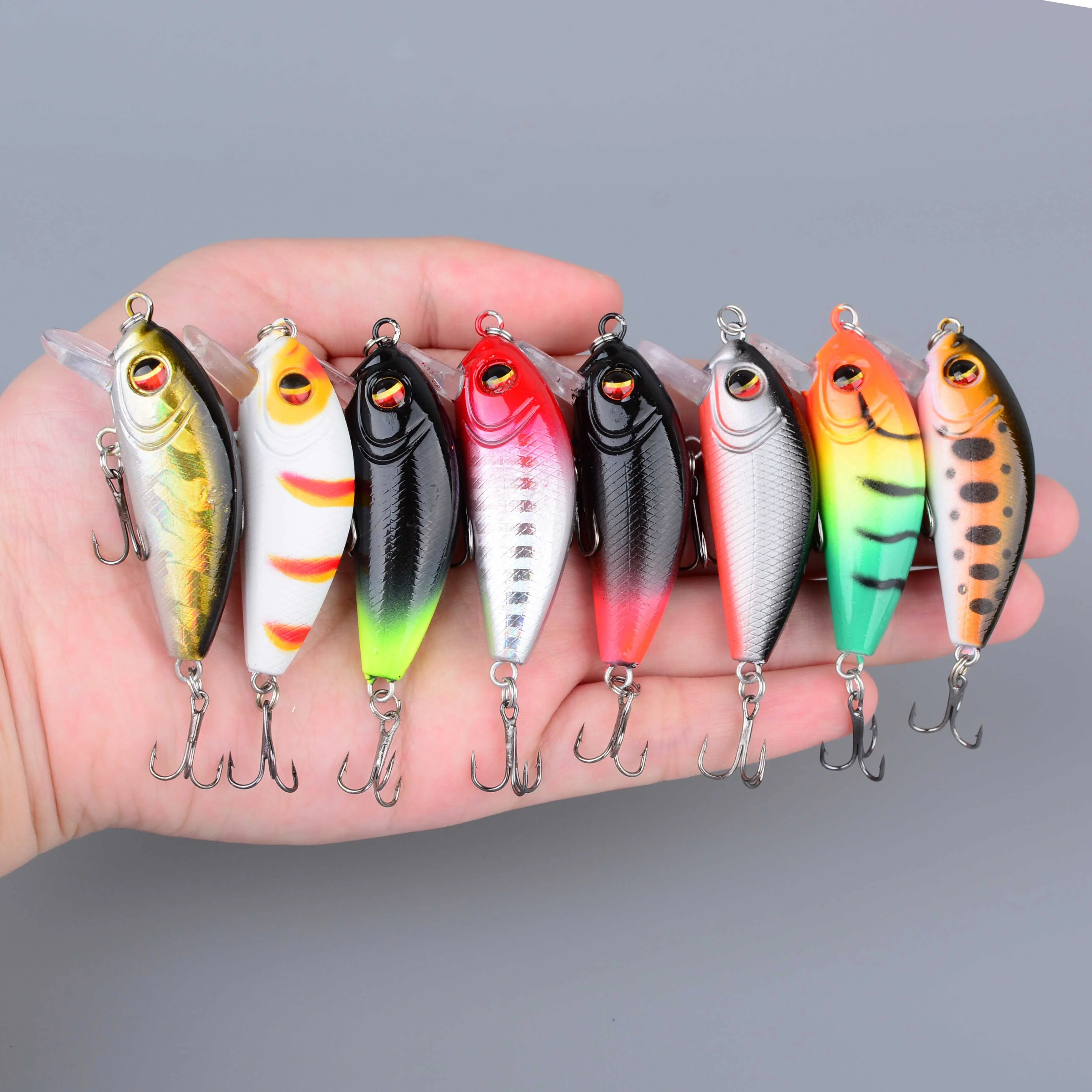 Crankbait Minnow duro para lubina, señuelo artificial - imagen 3