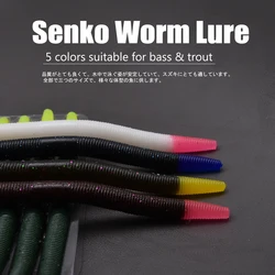Señuelo Senko JYJ – Vinilo con aroma de sal para lubina y lucio