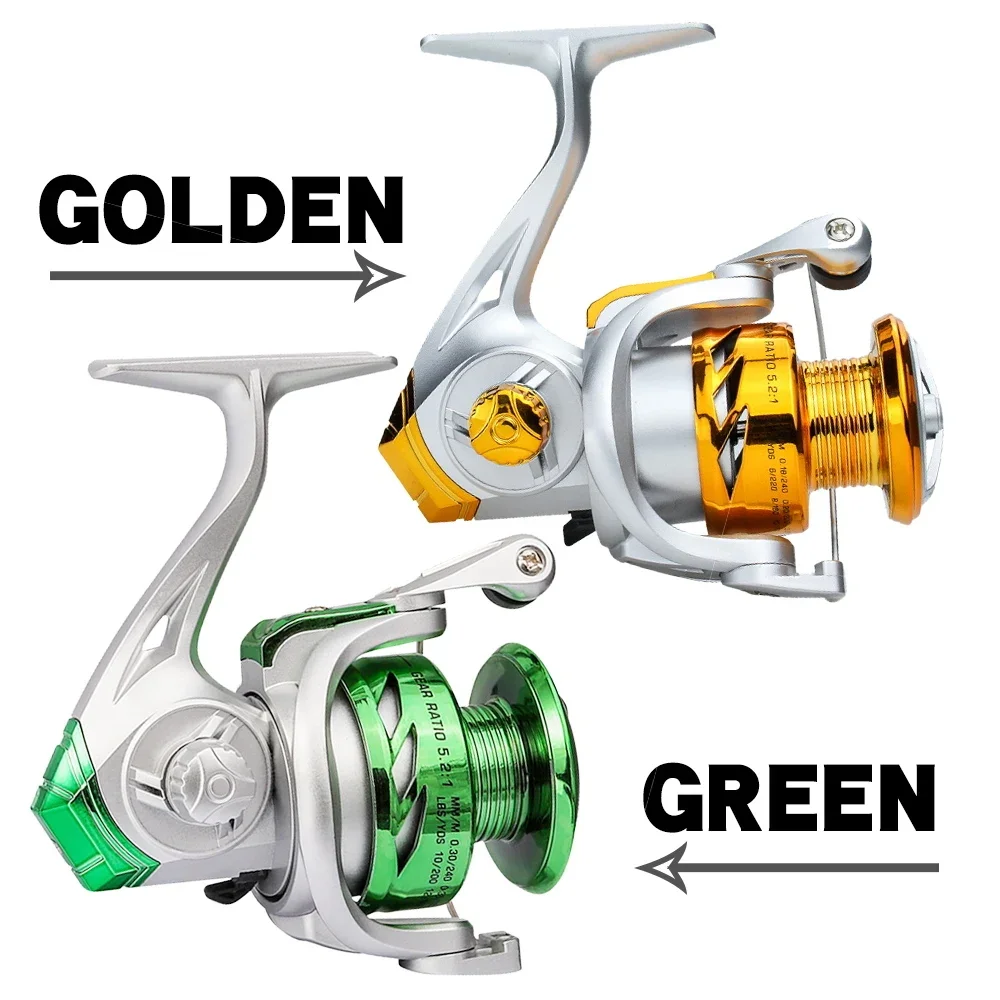 JOISBY-carrete giratorio de pesca, bobina de Metal 5,2: 1 1BB, rodamientos de bolas 2000-6000, accesorios de aparejos de mar - imagen 2