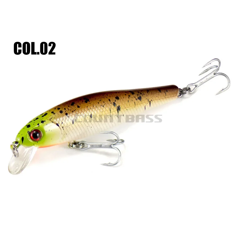 Countbass-señuelos flotantes para pececillos, Wobblers, para pesca, 80mm, 10g