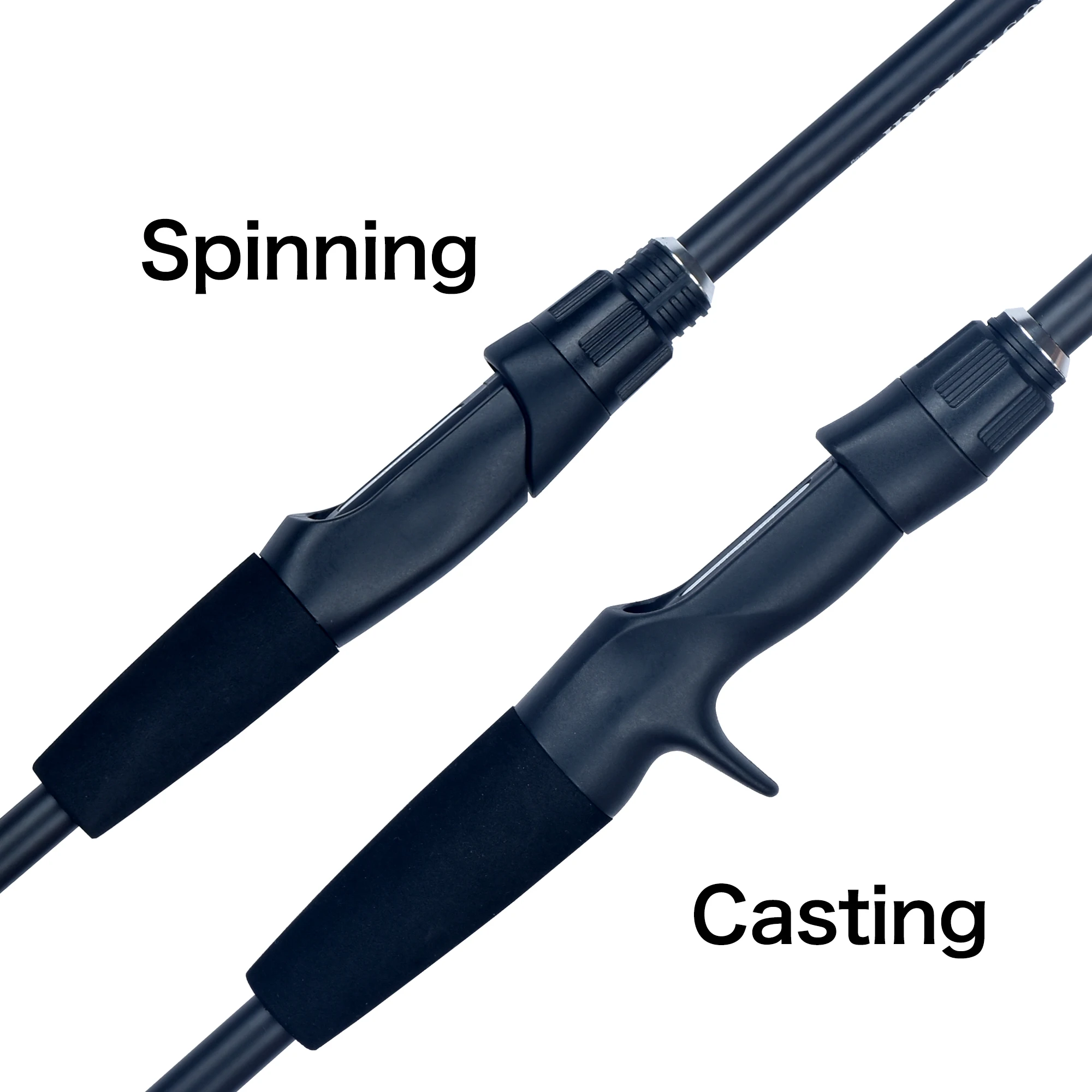 BIUTIFU Caña de Viaje Ultraligera de Carbono para Spinning ligero - imagen 3