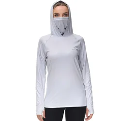 Bassdash FS23W Sudadera de pesca con capucha para mujer UPF 50+