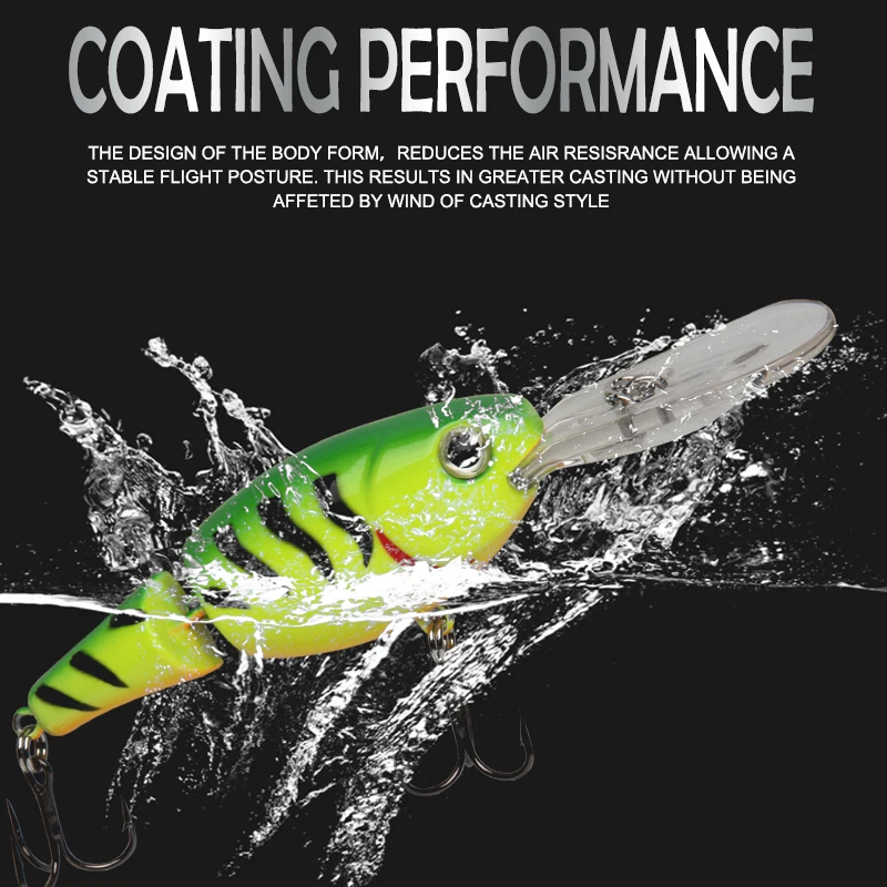 TacklePRO M13 60mm 8.5g Floating Wobblers Fishing Lures SwimBaits Fishing bait Bass Hard Baits Isca Artificiall Accessories - imagen 3