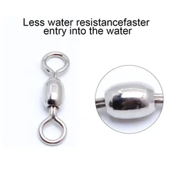 Conectores giratorios de acero inoxidable forma 8 reforzada – pesca