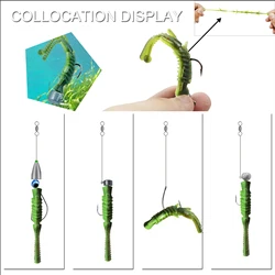 FREE FISHER Camarones NED flotantes Jig Head – para lucioperca y lubina
